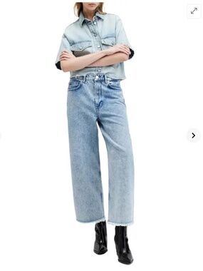 All Saints Blake High Rise Cropped Jeans